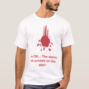 T-shirt CORRECT avec des taches