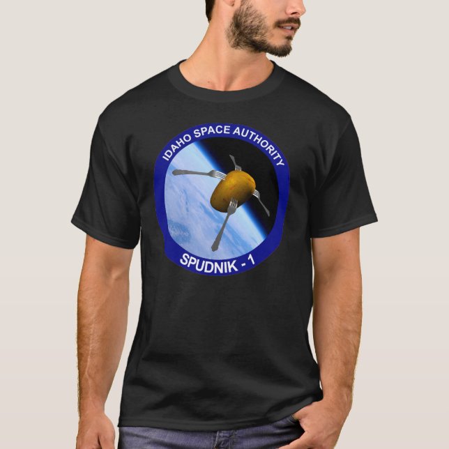 T-shirt Correctif de la mission satellite Idaho Spudnik (Devant)