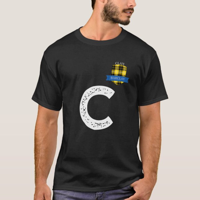 T-shirt Correspondance de famille Clan Barclay C (Devant)