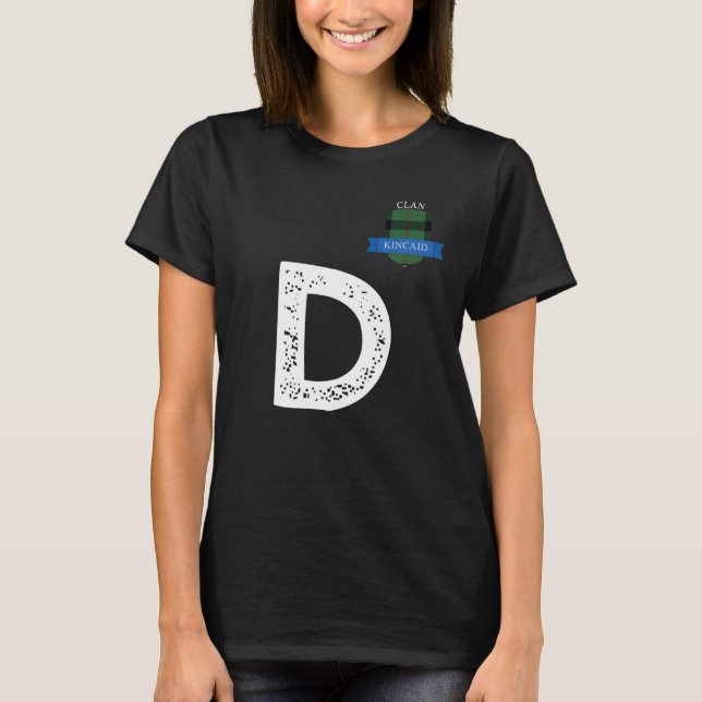T-shirt Correspondance de famille Clan KinCaid D (Devant)