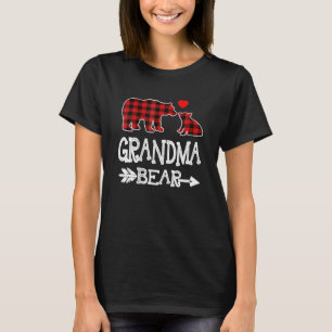 T-shirt Correspondance du jambon de Noël de grand-mère rou