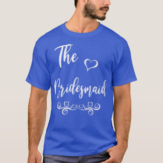 T-shirt Correspondance du Mariage de Bridesmaid