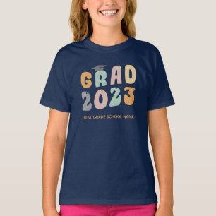 T-shirt Correspondance du nom de l'école personnalisée de 