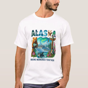 T-shirt Correspondance Famille Amis Et Groupe Alaskan Alas