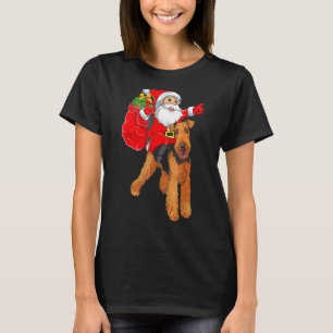 T-shirt Correspondance Famille amusante Père Noël Ride Air