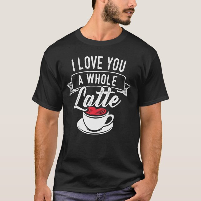 T-shirt Correspondance graphique pour les couples - Je t'a (Devant)