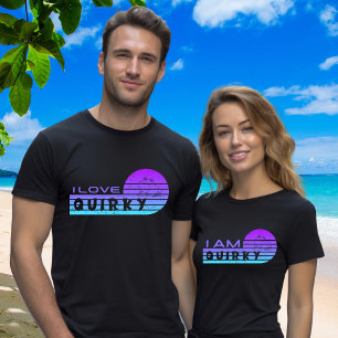 T-shirt Correspondance nom de couple Date sur le dos Je su