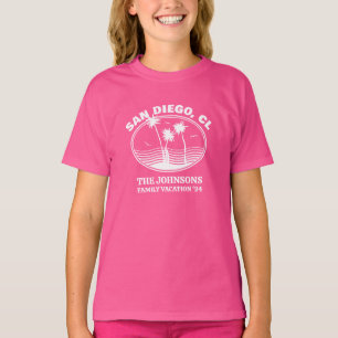 T-shirt Correspondance personnalisée de vacances de la fam