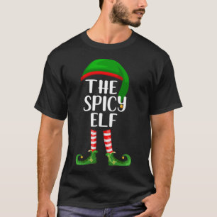 T-shirt Correspondre Noël de famille L'Elfe épicé