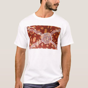 T-shirt Corroboree II Art autochtone