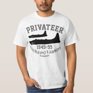 T-shirt Corsaire "chasseurs de Warkites PB4Y d'ouragan "