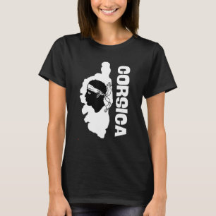 T-shirt Corse 2b Tête De Maure Corse France