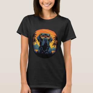 T-shirt Corso De Canne Avec Lunettes De Soleil Presa Canar