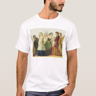 T-shirt Cortège des caractères de Shakespeare (huile