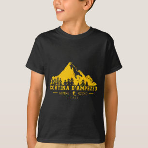 T-shirt Cortina D'ampezzo Italie Station de ski Alpine Ski