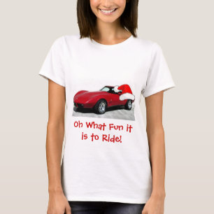 T-shirt Corvette rouge de Noël 1979