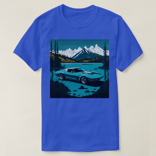 T-shirt Corvette Stingray 1970 (Design devant)