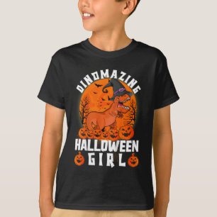 T-shirt Cos Dinomazing Halloween Fille Dinosaure