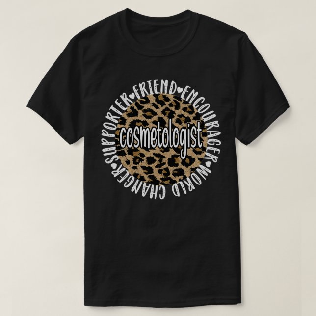 T-shirt Cosmetologue Cosmetologie Maquillage Artiste Beaut (Design devant)