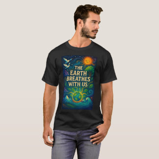 T-shirt Cosmic Nature Art Print 