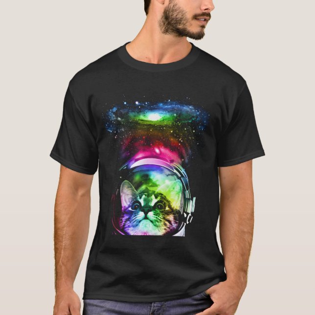T-shirt Cosmos Cat V.Ii (Devant)