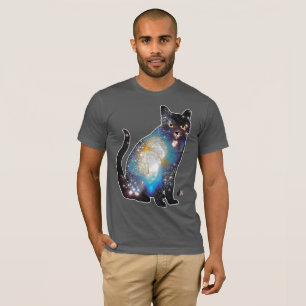 T-shirt Cosmos Espace Dans Chat