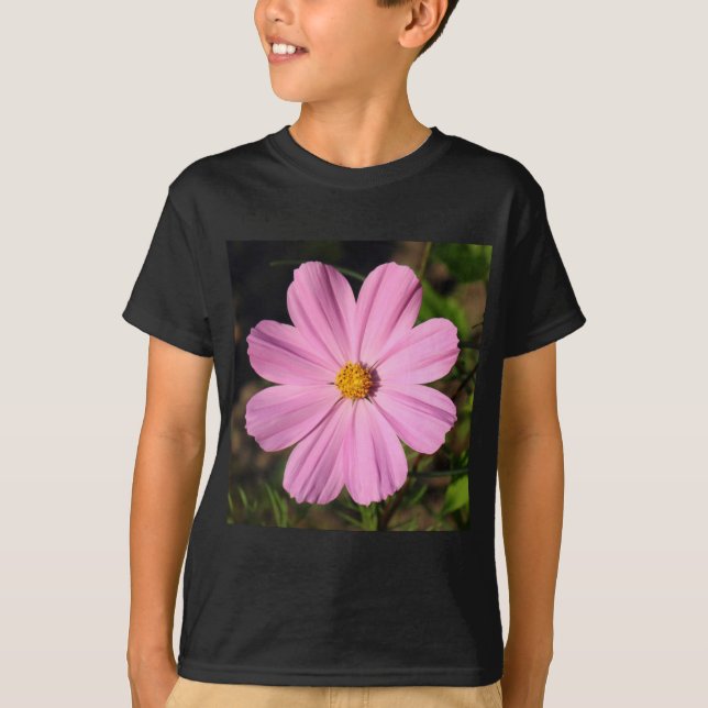 T-shirt Cosmos rose (Photo Carré) (Devant)