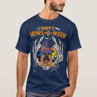 T-shirt Cosplay HowlOWeen Happy Heart Skeleton Berger Alle