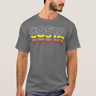 T-shirt Costa Prénom Drôle Vintage Sunset Costa ami
