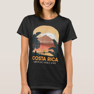 T-shirt Costa Rica Arenal Volcano Voyage Plage été Vaca