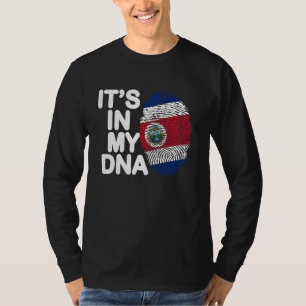 T-shirt Costa Rica Drapeau Il Dans Mon Adn Costa Rica Cost