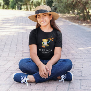 T-shirt Costa Rica Grenouille Arbre Pura Vida Souvenir