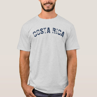 T-shirt Costa Rica Style sportif Souvenir bleu