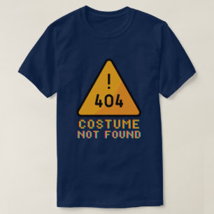 T-shirt Costume 404 Non Trouvé Drôle