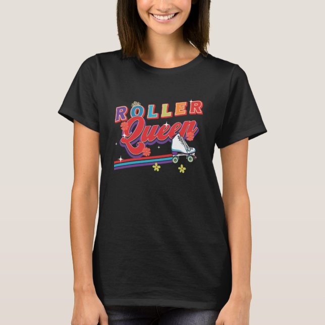 T-shirt Costume 70 s et retro Roller Disco tenue pour Rol (Devant)