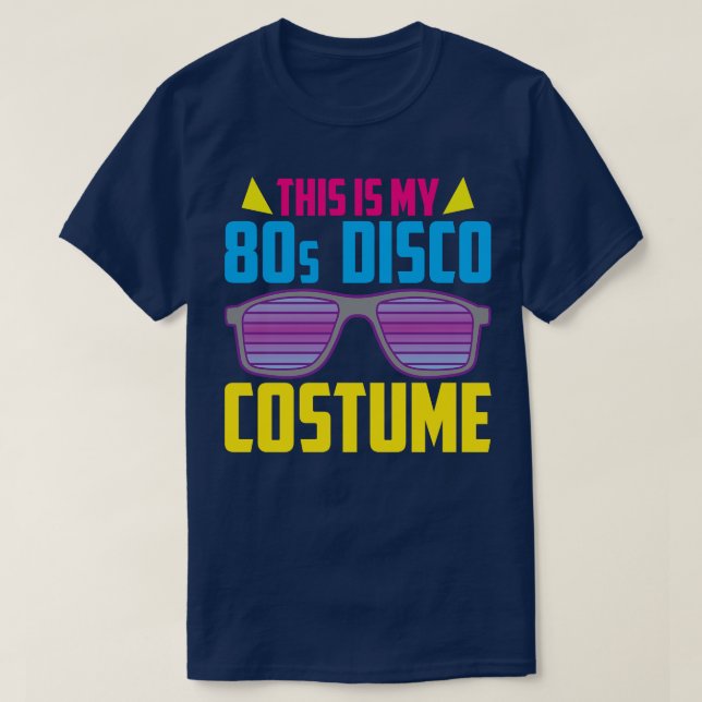 T-shirt Costume amusant 80s Disco Party 80s Génération Rét (Design devant)