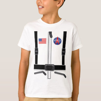 T-shirt Costume Astronaut Pour Enfants Hommes Espace Femme