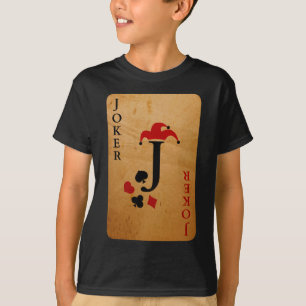T-shirt Costume Carte Joker Halloween Deck De Cartes
