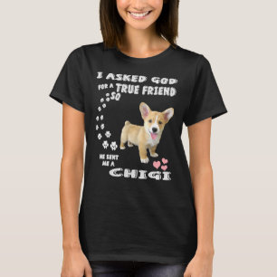 T-shirt Costume Chien Chigi Corgi Chihuahua Maman Papa Chi