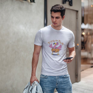 T-shirt Costume Citrouille Flamant rose Halloween