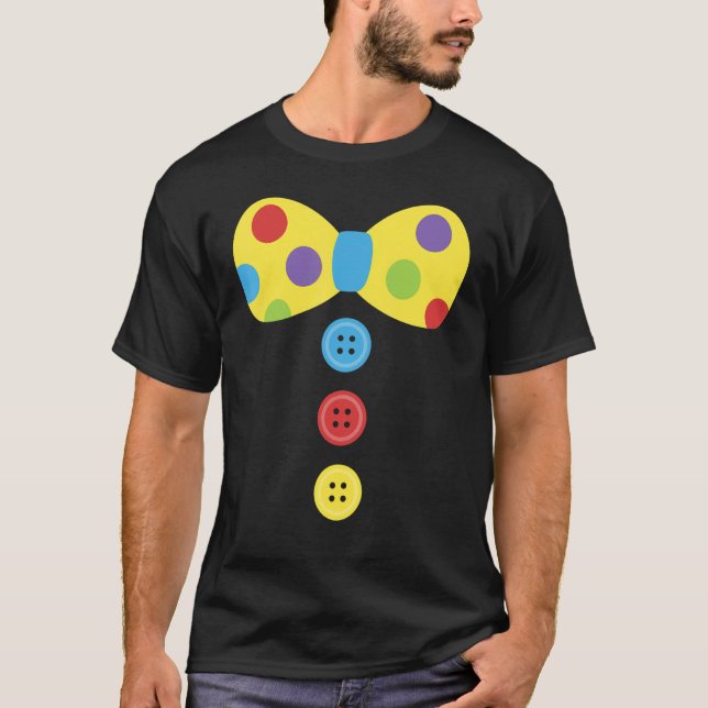 T-shirt costume CLOWN, Clowncore esthétique (Devant)