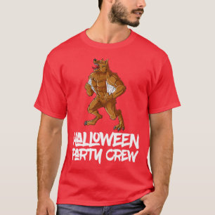 T-shirt Costume correspondant à l'Halloween Werewolf
