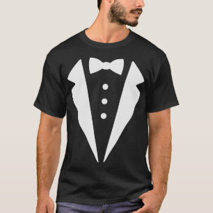 T-shirt Costume cravate papillon smoking drôle tenue de so