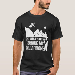 T-shirt Costume d'aile Clavicle cassé Funny Broken Collarb