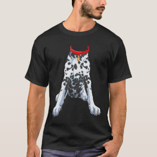 T-shirt Costume dalmate pour Halloween Chien Cosplay anima