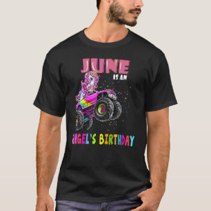 T-shirt Costume d'Anniversaire de l'ange Unicorne pour gar