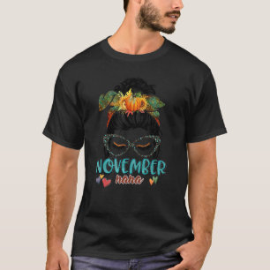 T-shirt Costume d'anniversaire Novembre Nana Femmes Nées à