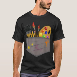 T-shirt Costume d'artiste mignon - Art Peintre pinceau