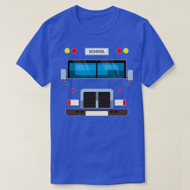 T-shirt Costume d'autobus scolaire costume d'halloween (Design devant)