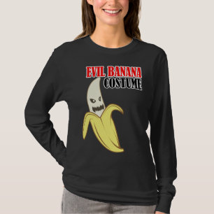 T-shirt Costume de banane maléfique drôle